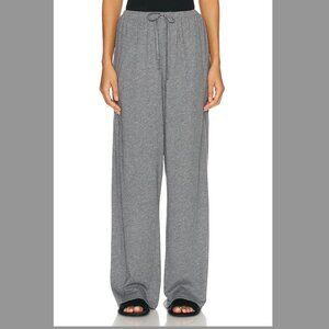 The Row Lanuit Cotton Jersey Wide Pants